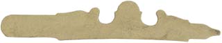 Sideplate, sand cast brass, made in the U.S.A.